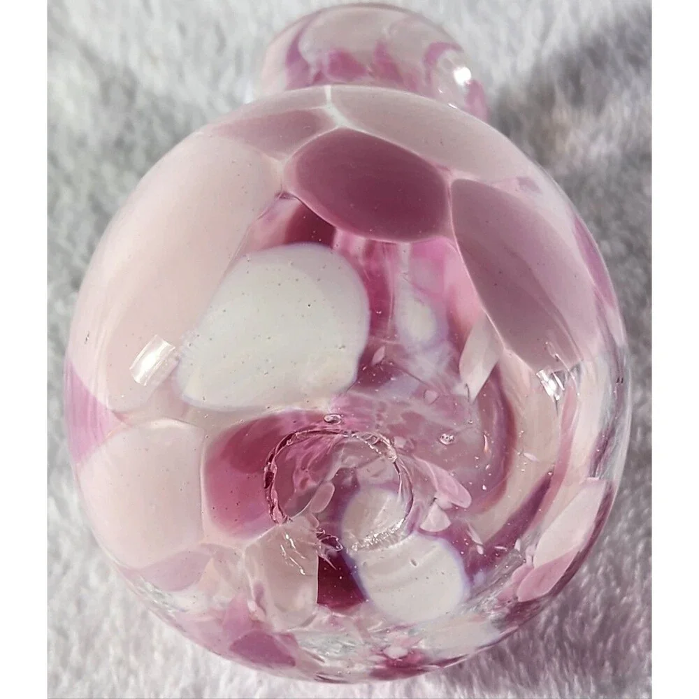 Blown Glass Vase, Home Decor, Collectible, Display Art, Colorful Display, Accent